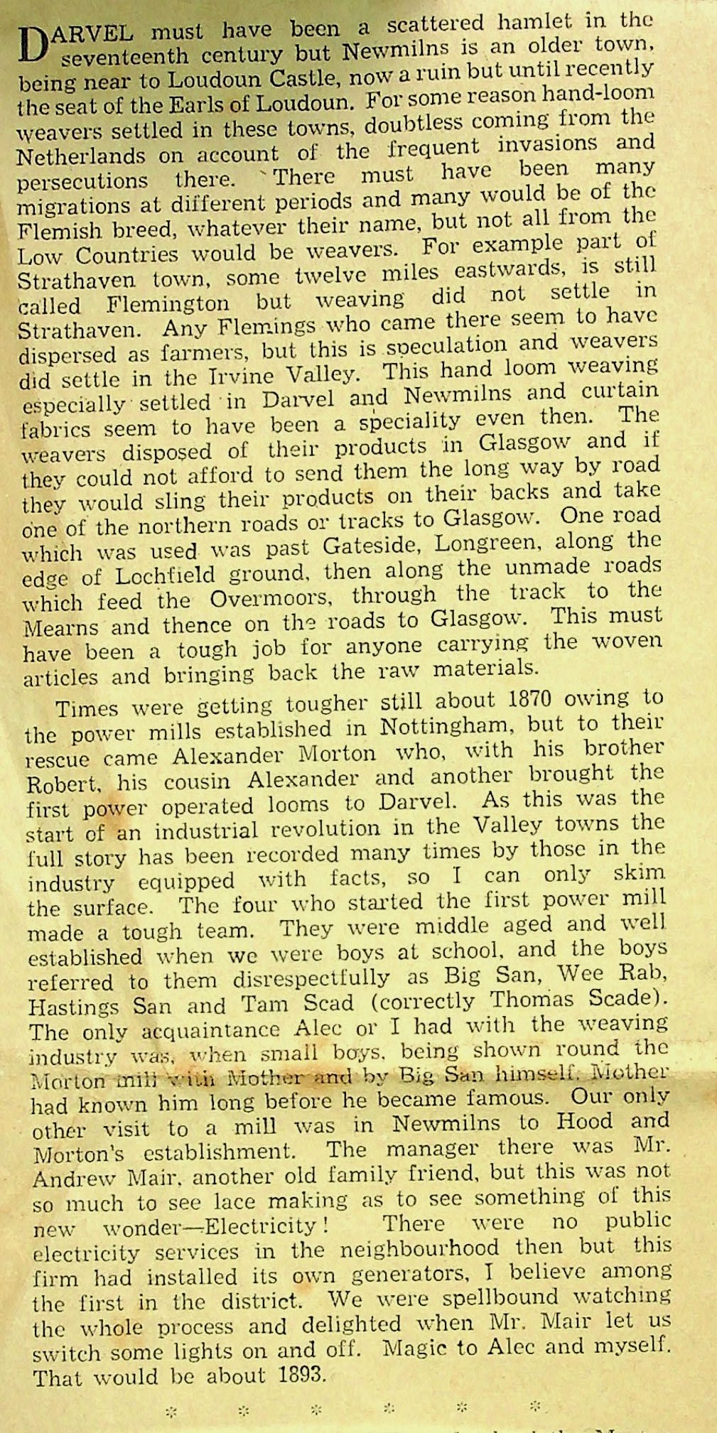 Section 1 of Robert Fleming article 5